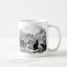 Vintage Singing Cats Mugs