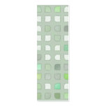 Vintage Sixties Retro Linen Fabric Polka Squares Business Cards