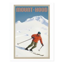 Vintage Ski Mt. Hood Postcard