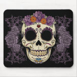 Vintage Skull and Roses Mousepads