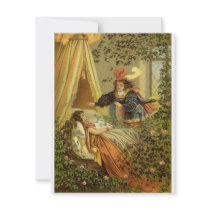 Vintage Sleeping Beauty by Carl Offterdinger Custom Invitations