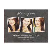 Vintage Snapshots Graduation Announcement/Invite Postcards