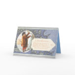Vintage Snowman Christmas Card