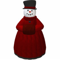 Vintage Snowmen: Lady Cool