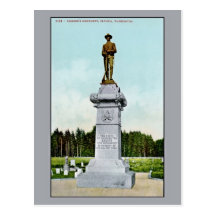 Vintage Soldier's Monument Olympia WA Post Cards