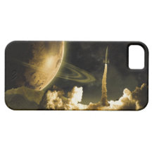 Vintage Space Launch iPhone 5 Case