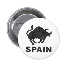 Vintage Spain Pinback Button