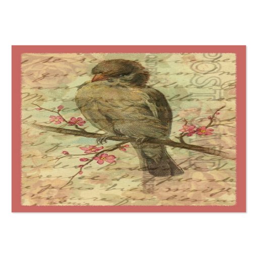 Vintage Sparrow Business Cards