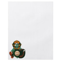 Vintage Sports; Baseball Player, Catcher Custom Flyer