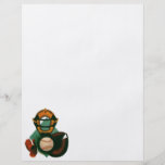 Vintage Sports; Baseball Player, Catcher Custom Flyer