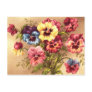 Vintage Spring Flowers Postcard