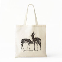 Vintage Springbok Tote Bag