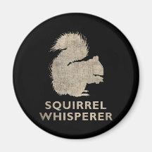 Vintage Squirrel Whisperer Fridge Magnet