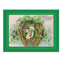 Vintage St Patrick's Day postcard