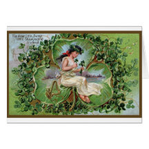 Vintage St. Patrick's Day Postcard reproduction