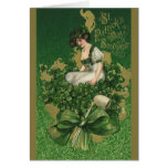 Vintage St. Patrick's Day Souvenir Woman Cards