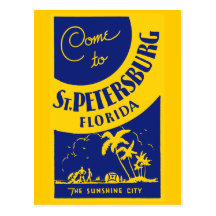 Vintage St. Petersburg Florida Post Cards