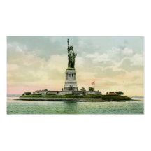 Vintage "statue de la liberté " cartes de visite professionnelles