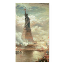 Vintage "Statue of Liberty" New York CIty Business Card Template