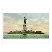 Vintage "Statue of Liberty" Poster. New York. Postcards