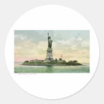 Vintage "Statue of Liberty" Poster. New York. Stickers