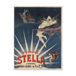 Vintage Stella gasoline advertisment