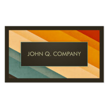 Vintage Stripes Business Card