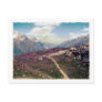 Vintage style Alpine View Postcard