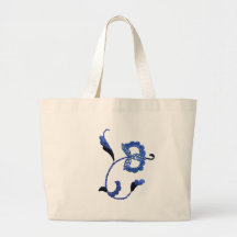 Vintage Style Floral Motif Bag