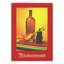Vintage Style Measurements Card