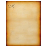 Vintage Style Monogram Letterhead