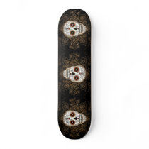 Vintage Sugar Skull #1 Skateboard Deck