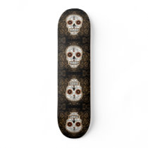 Vintage Sugar Skull #2 Skate Deck