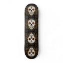 Vintage Sugar Skull #2 Skate Deck skateboards