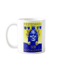 Vintage Summer Fest Poster Mugs