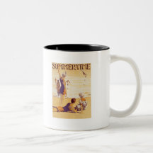 Vintage Summertime at the Beach Mug