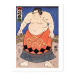 Vintage Sumo Post Card