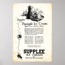 Vintage Supplee Ice Cream Print