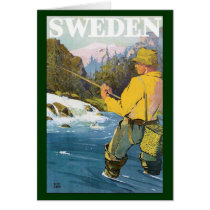 Vintage Sweden Travel Poster
