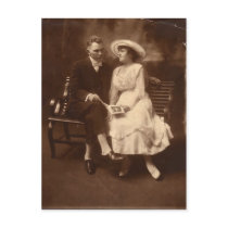 Vintage Sweethearts postcard