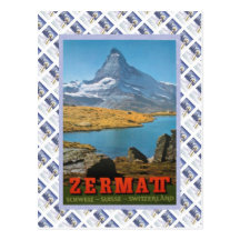 Vintage Swiss Railway Zermatt Postcards