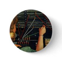 Vintage Switchboard Operator Pin