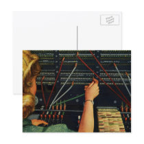 Vintage Switchboard Operator Post Cards