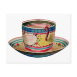 Vintage Tea Cup Post Card