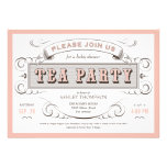 Vintage Tea Party Invitations