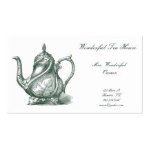 Vintage Tea Pot  Business Card