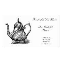 Vintage Tea Pot  Business Card