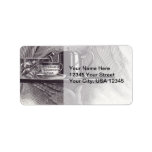 Vintage Tea Tray Personalized Address Labels