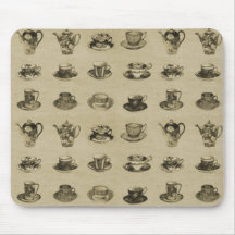 Vintage Teacups Mousepads