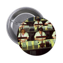 Vintage Telephone Assembly Line Workers Pins